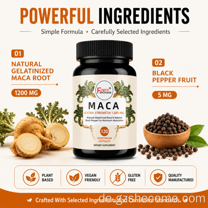 Shecome Support Energy Maca Kapseln Penisvergrößerungspillen